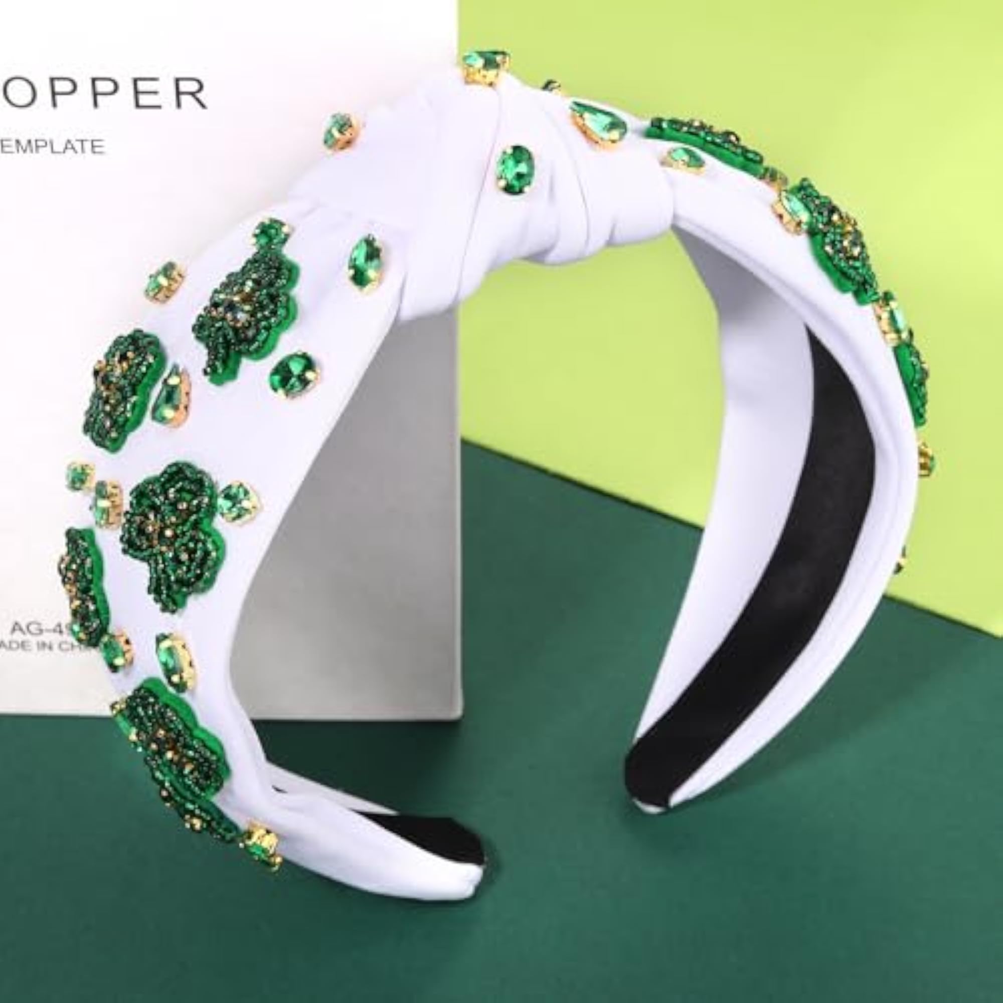 St. Patrick's Day Green Shamrock Headband